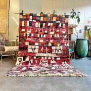 Multicoloured Moroccan Berber rug for the living room.