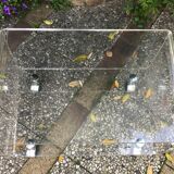 Plexiglas coffee table