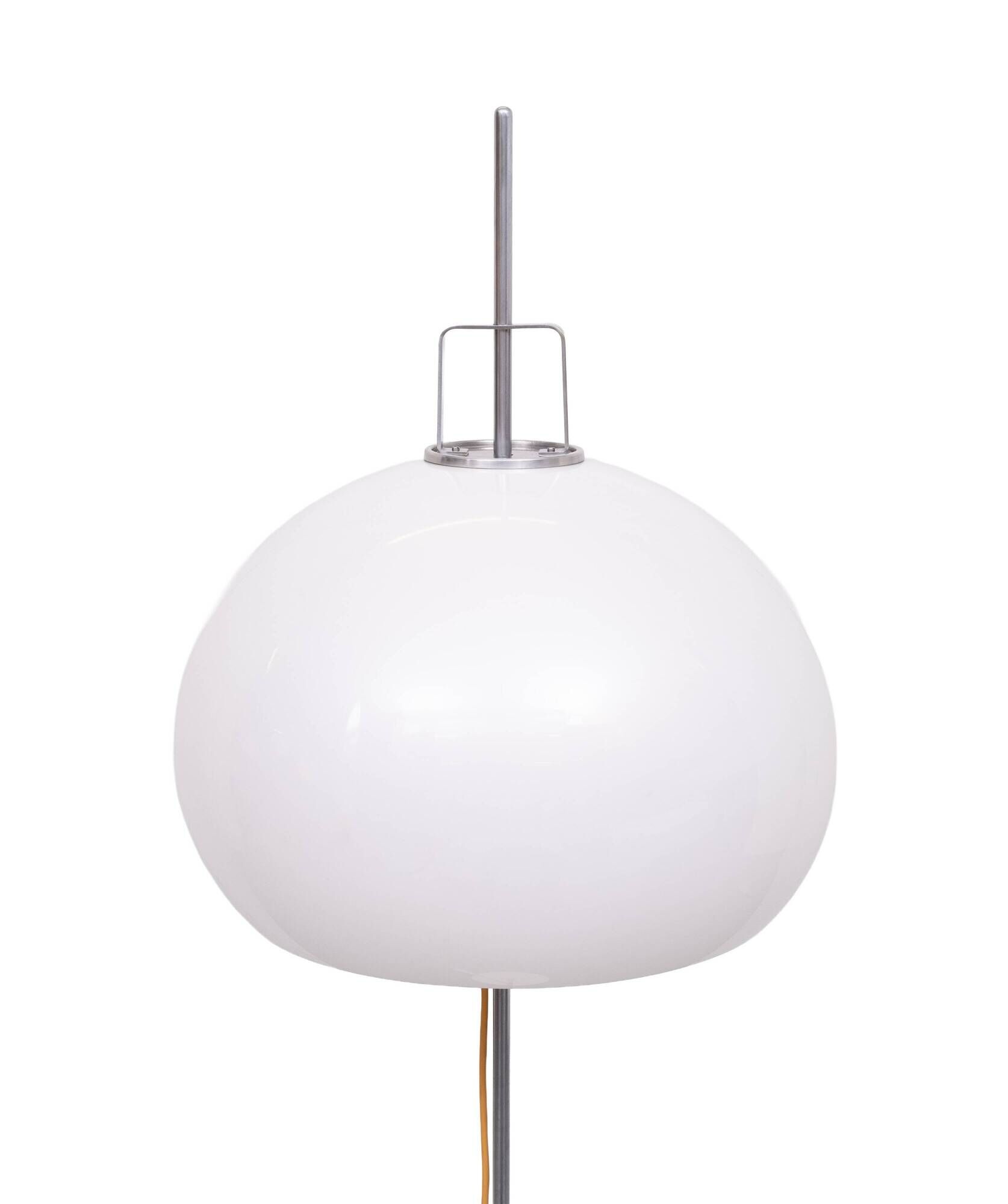 "Lucerna" floor lamp in chrome-plated steel by Harvey Guzzini for Meblo 196