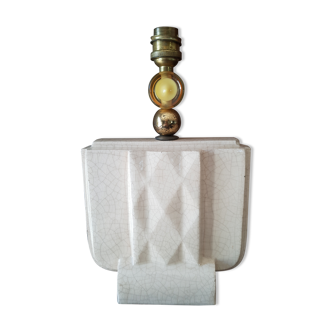 Lampe art deco craquelé