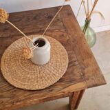 Table basse ancienne esprit table de ferme