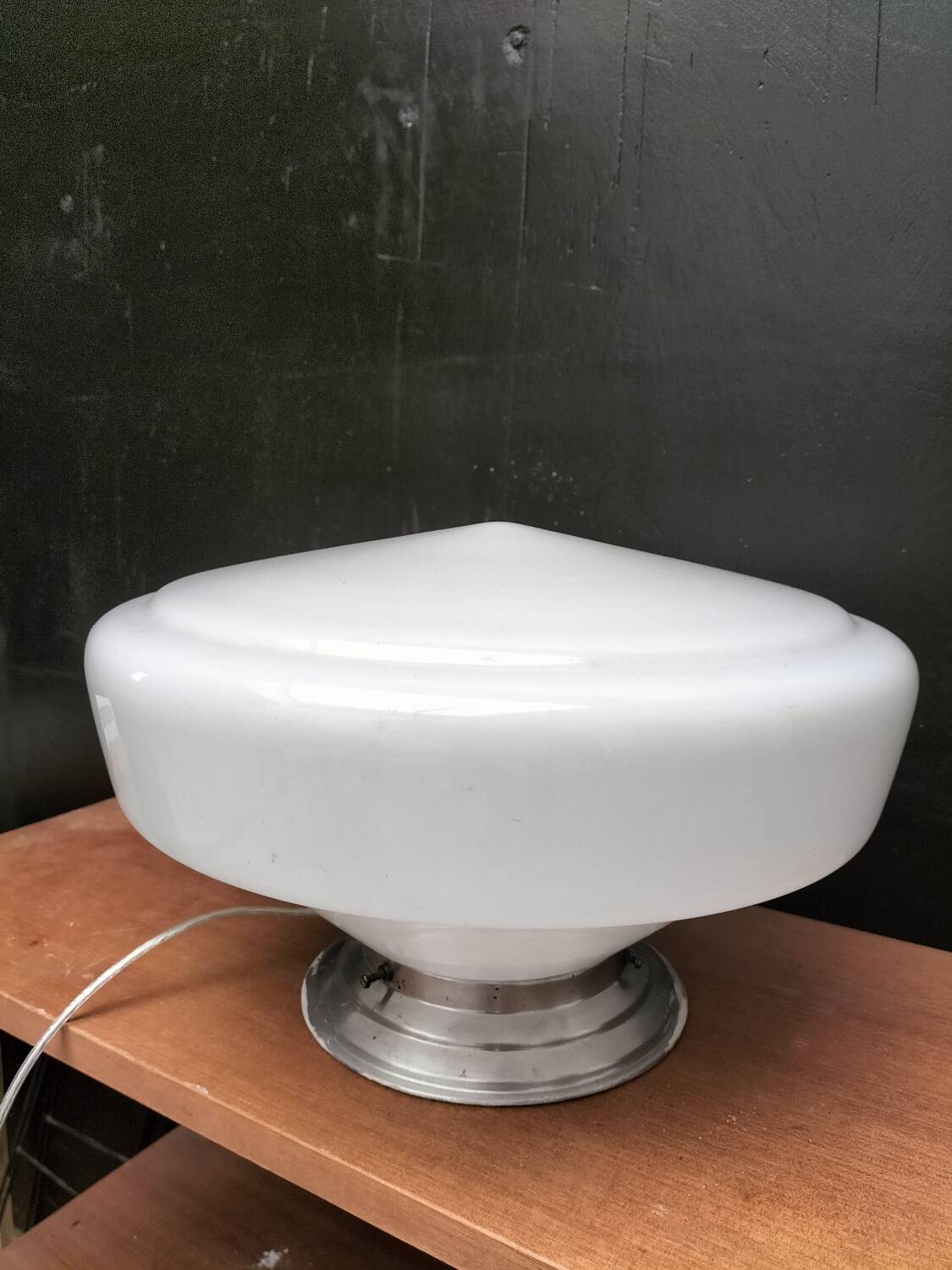 Lampe opaline art déco