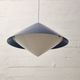 "Kuli" blue and white ceiling lamp 1960s - Svea Winkler Orno Finland | Vintage design lamps
