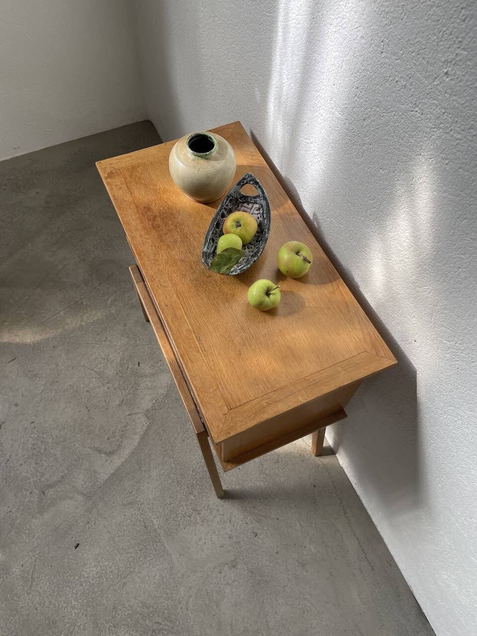 Small glazed ceramic vase