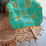Crochet plaid, Granny squares