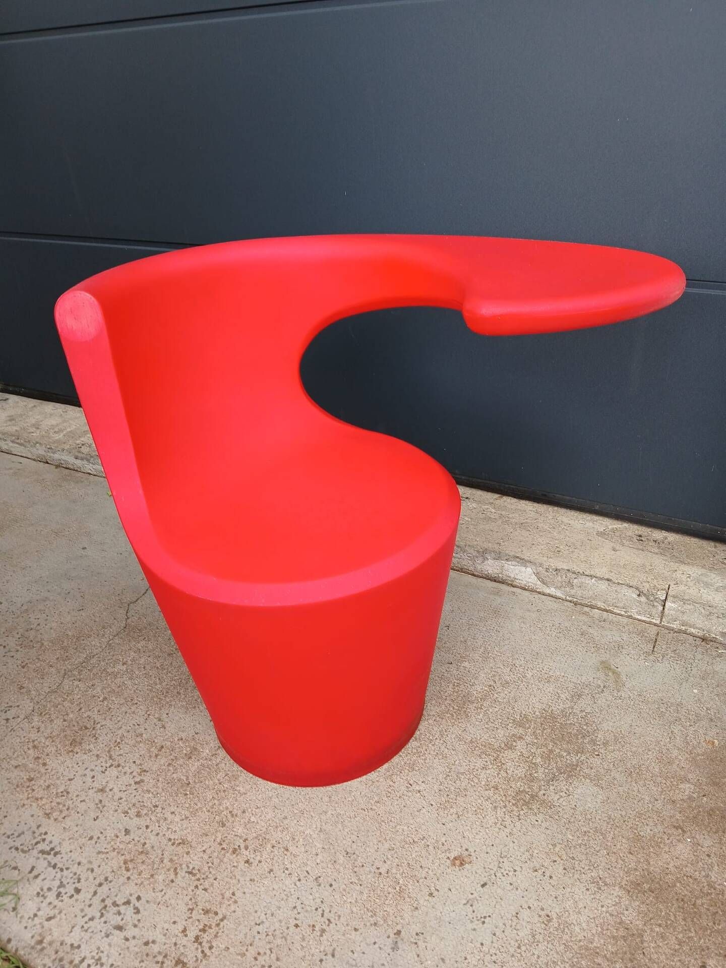Divina red armchair Italian design – vintage style