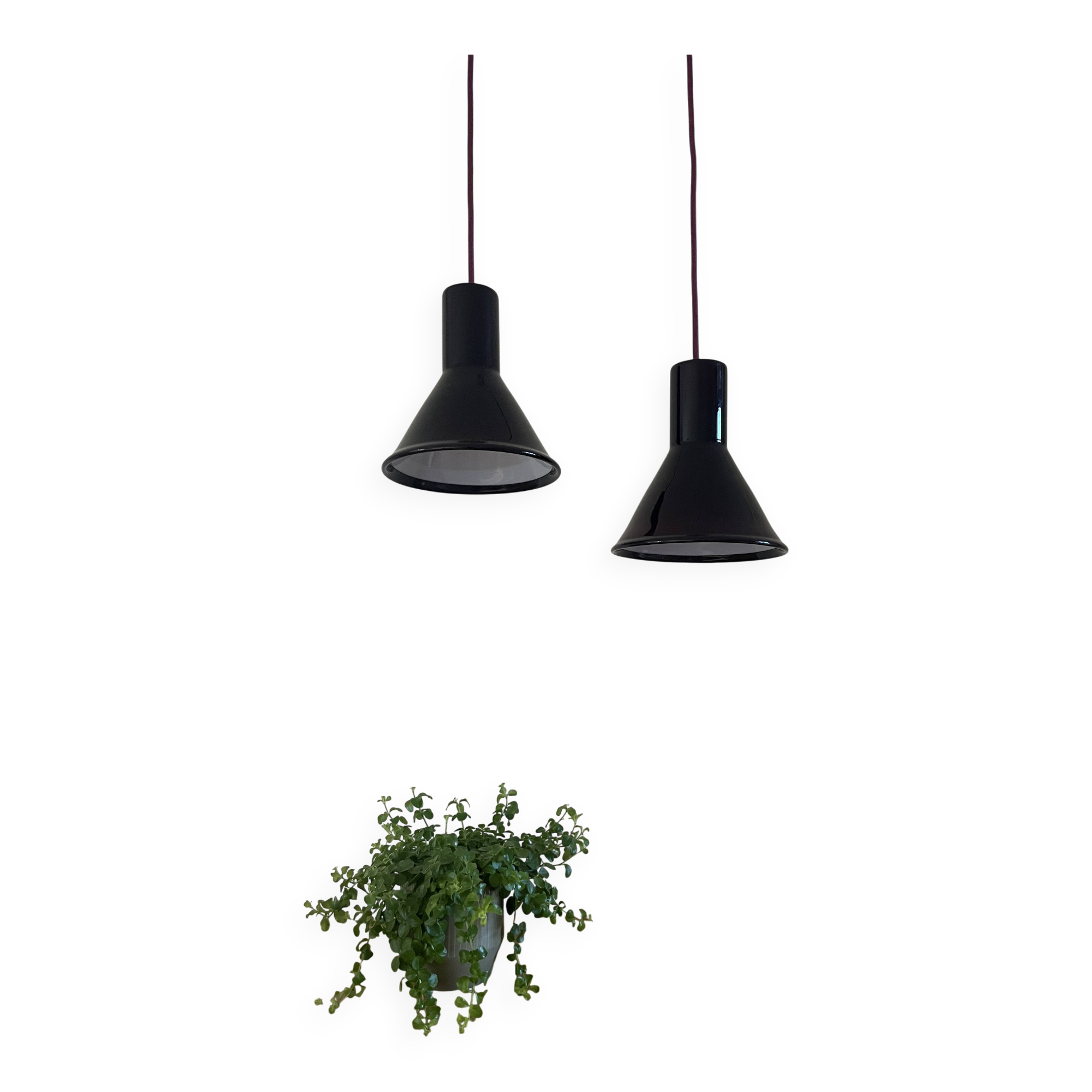 Vintage Holmegaard P&T Pendant - Michael Bang - Danish design lamp