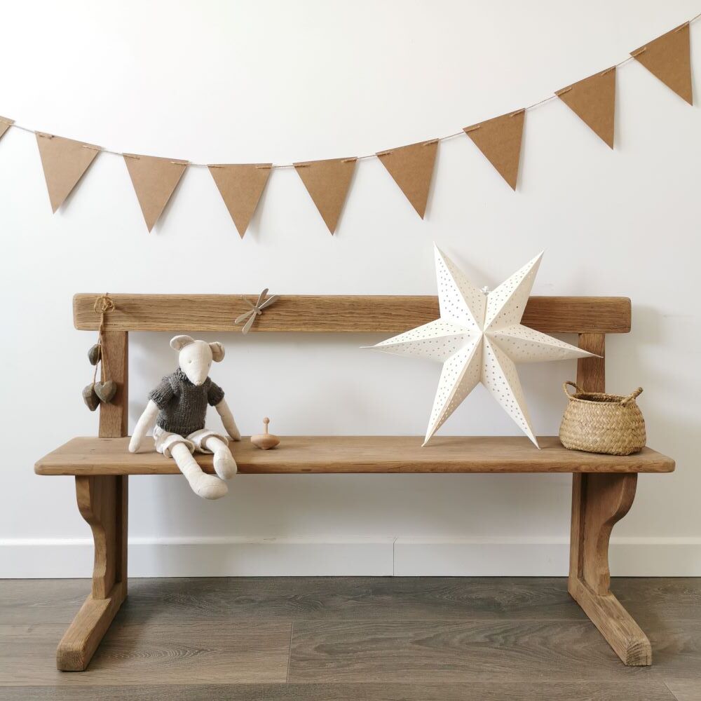 Old bench for children