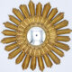 Miroir doré des années 60 44cm