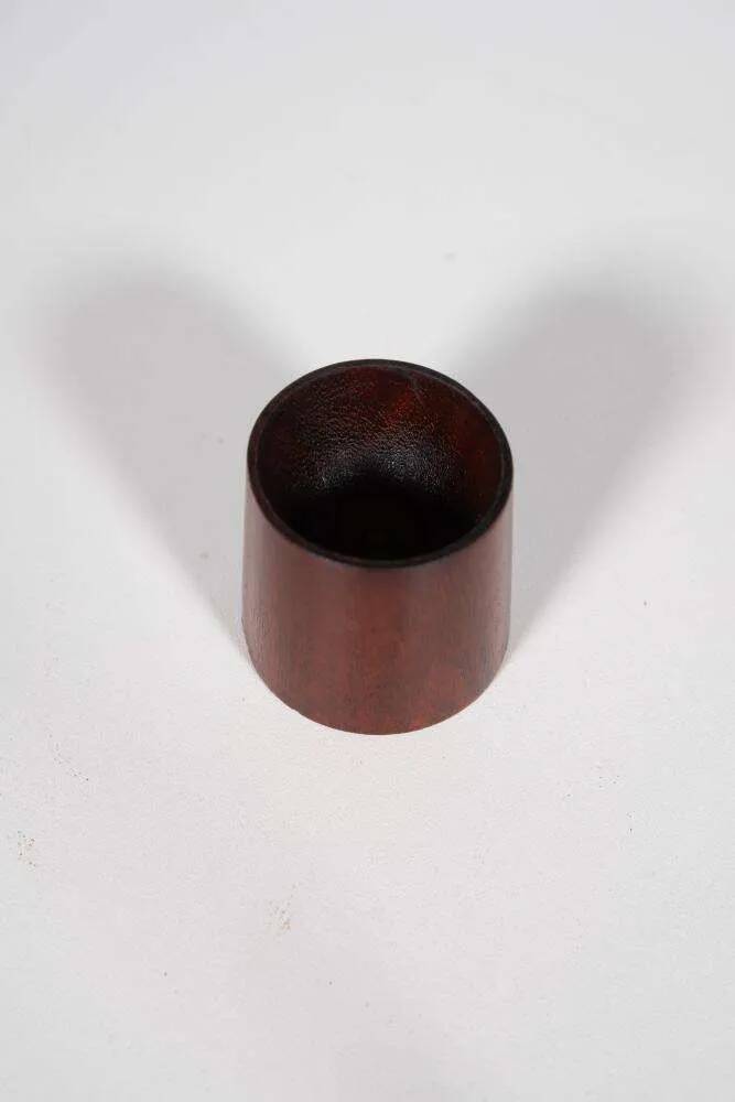 Vintage teak egg holder set, mid-century egg holder