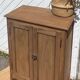 Antique Parisian buffet in raw wood