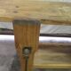 Old wooden craft workbench