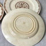 6 Gien iron earthenware plates