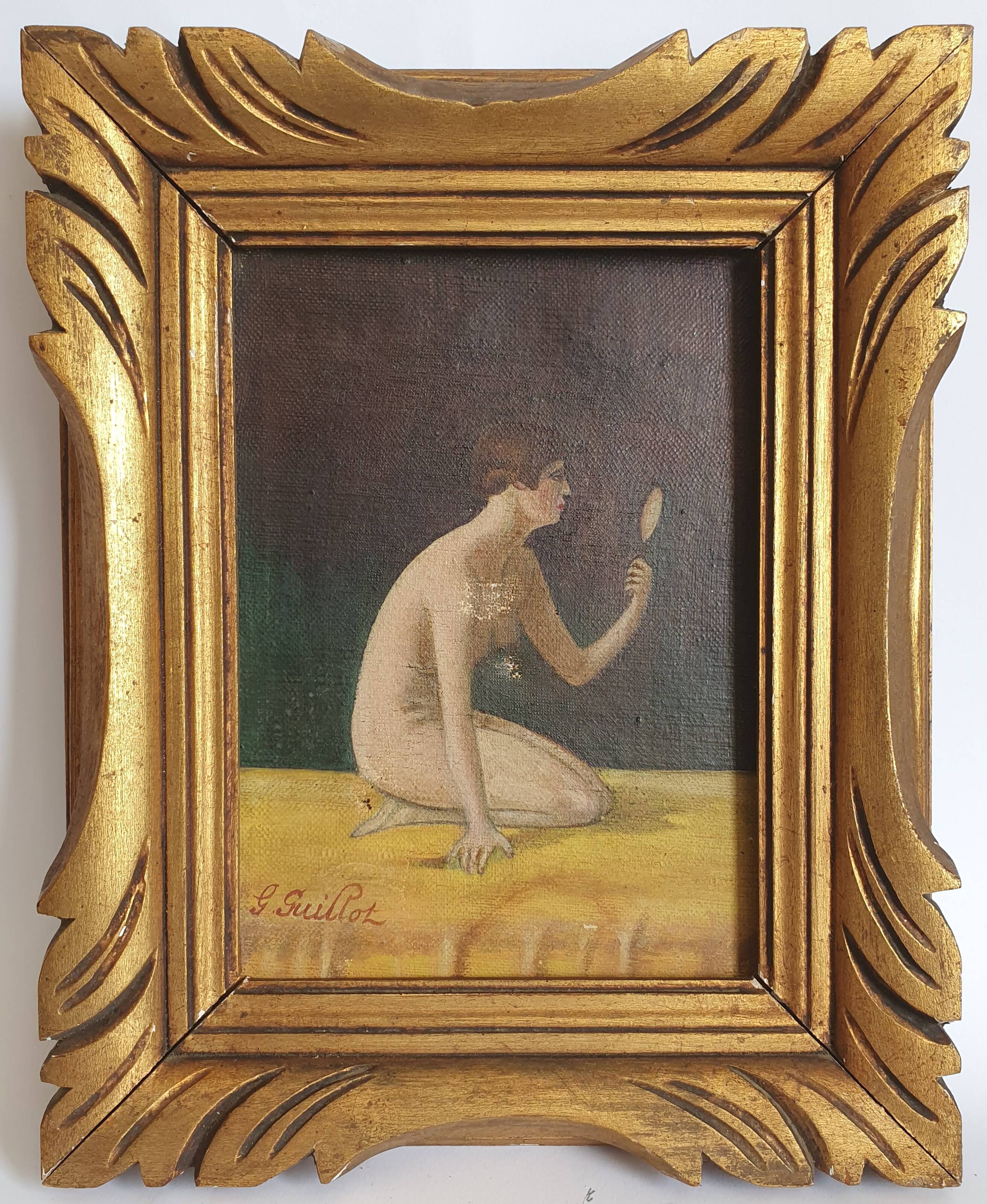 Oil on canvas by Gabrielle Guillot de Raffaillac
