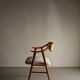 Fauteuil scandinave en fausse fourrure de mouton retournée | Années 1960