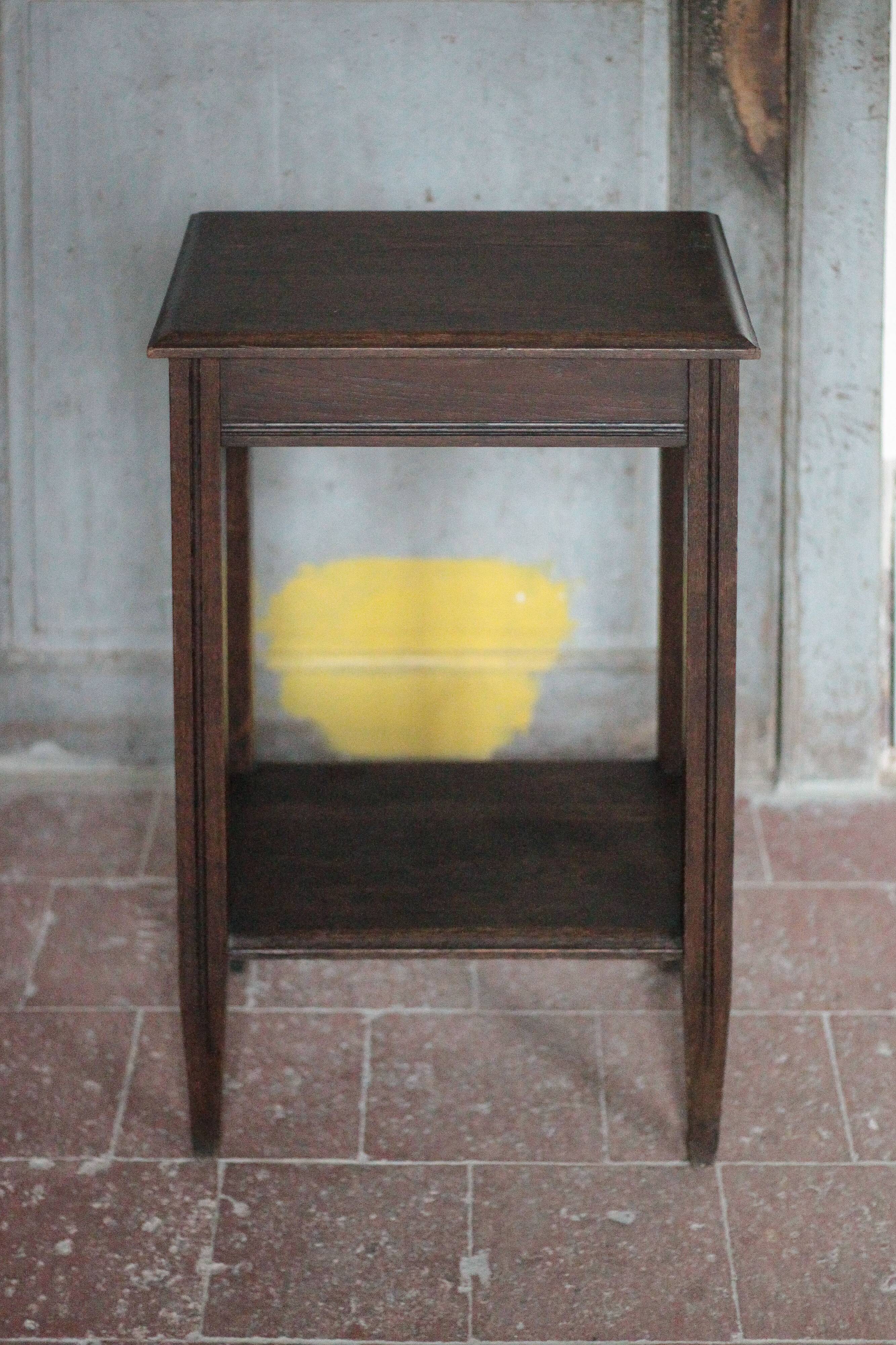 Table vintage, table bois, console art déco, table d'appoint