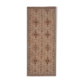 Turkish jajim runner hand woven wool nomad runner rug 140 x 320 cm