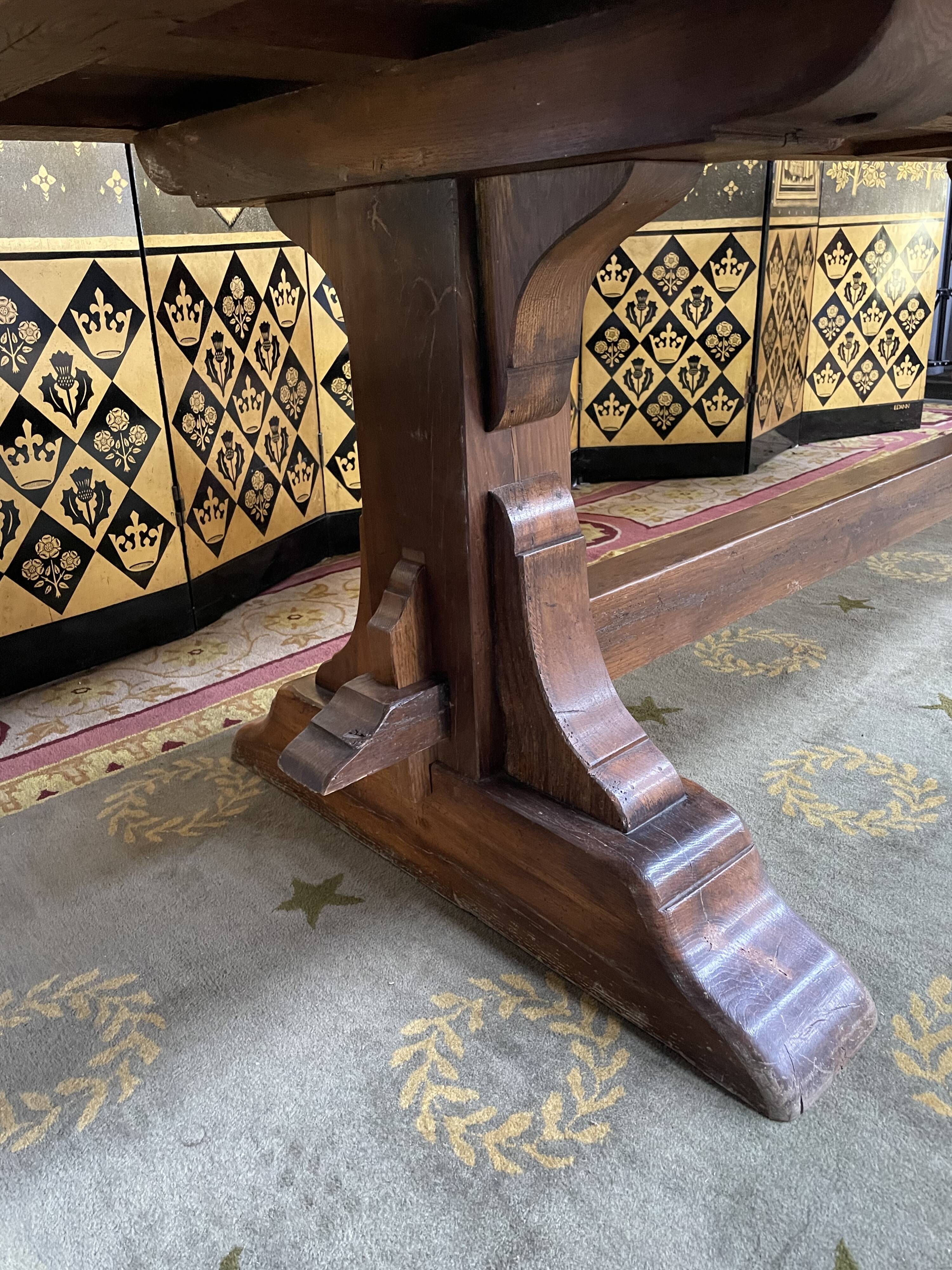 Oak monastery table 250 cm