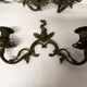 Appliques Bougeoirs En Bronze