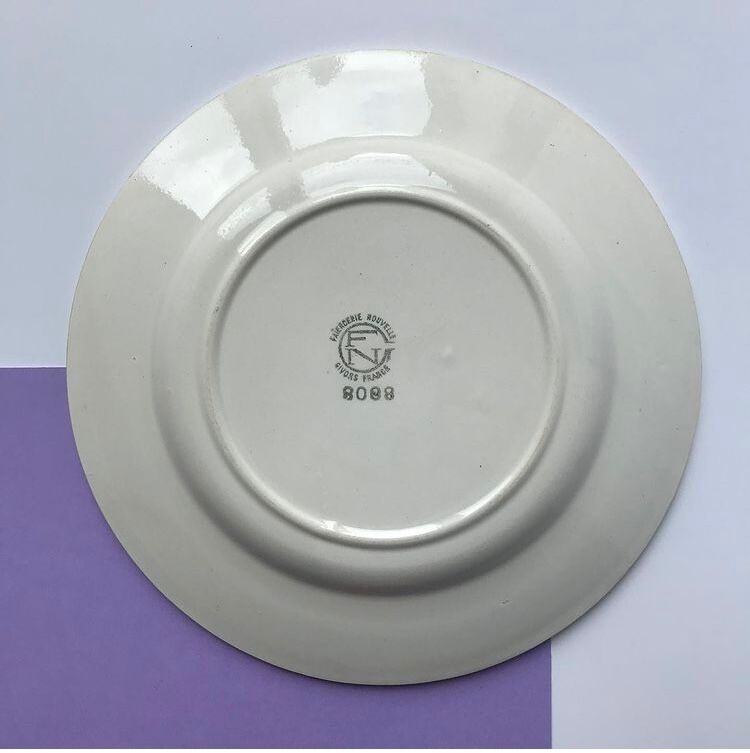 10 hollow plates with green checkered FN of givors