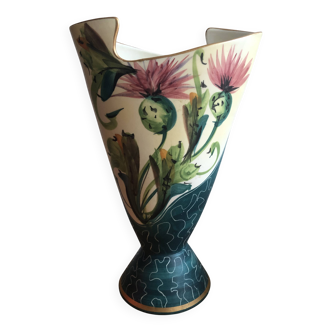 Vase with floral pattern