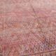 Tapis marocain vintage rose 205 x 303 cm, tapis en laine berbère, tapis berbère boho