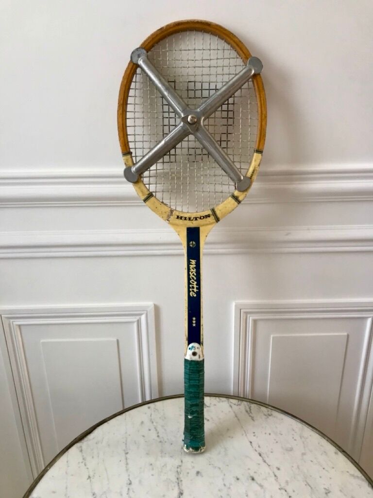 vintage racket with tensioner Mascot 70s