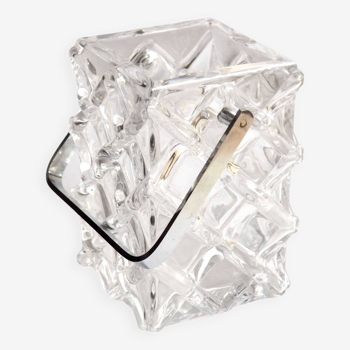 Glass ice bucket