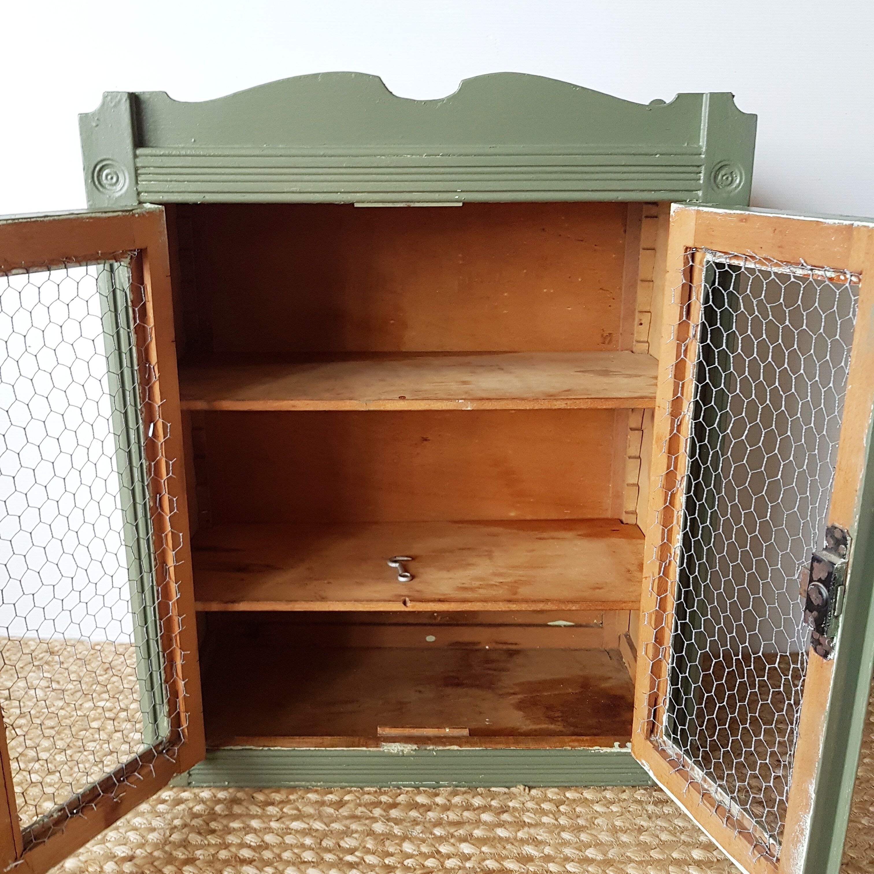 Old mesh wardrobe pantry