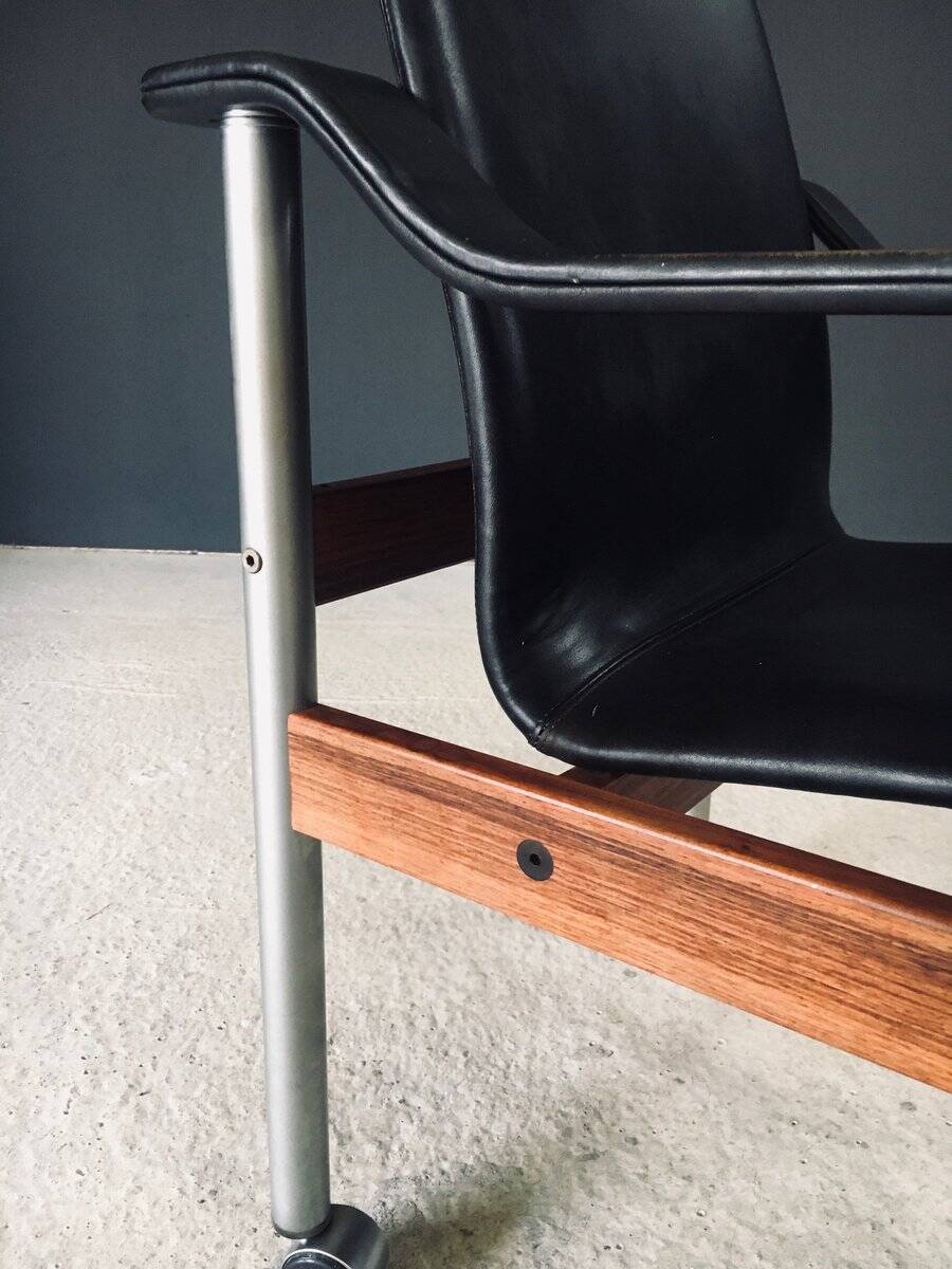 Mid-Century Modern Scandinavian Office Chair from Dyrlund, Denmark, 1960s