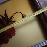 Floral tray signed Elge