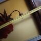 Floral tray signed Elge