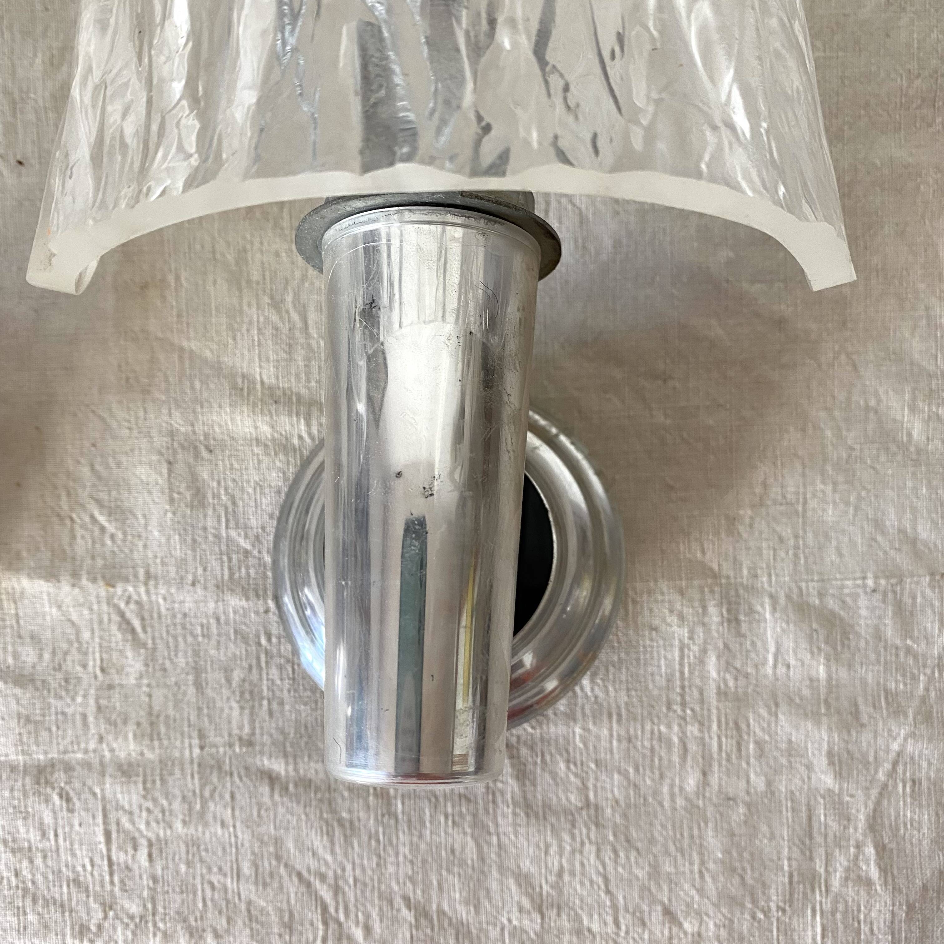 Pair of 60s-70s wall lights
