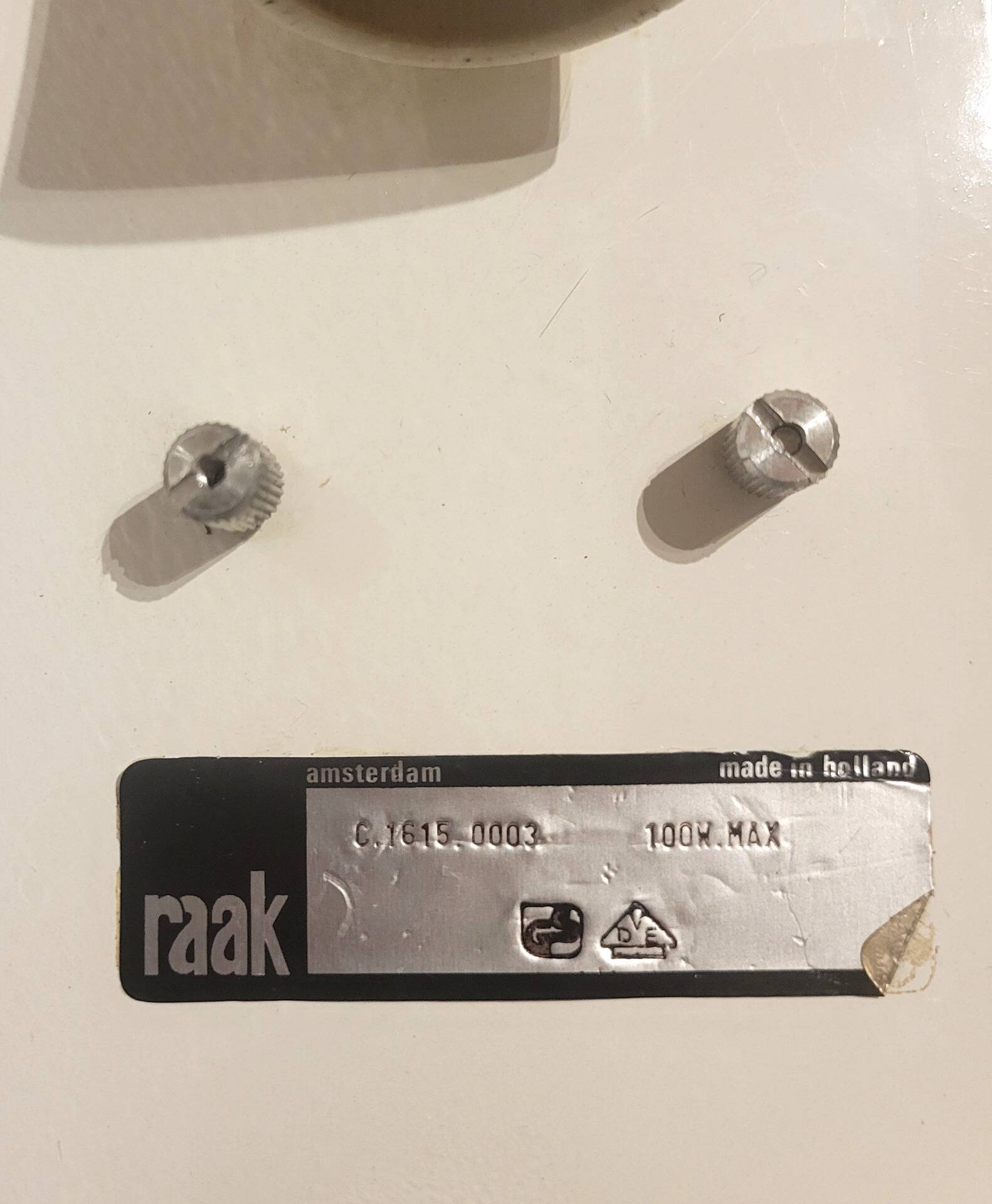 Raak Meander wall lamp by Cesare Casati and Emanuele Ponzio for Raak