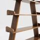 Vintage Brutalist Pyramid shelving unit book case