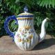 Henriot Quimper Teapot Sugar Bowl