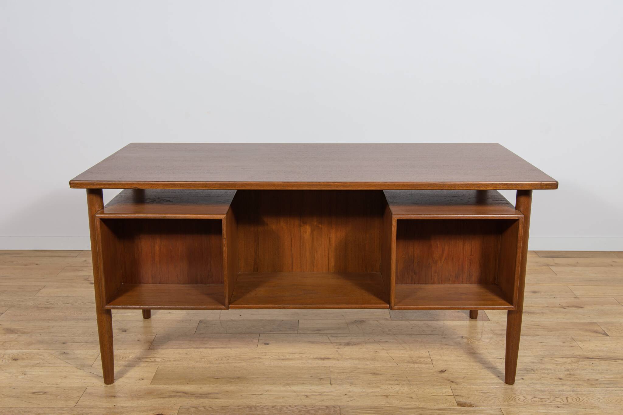 Mid-Century Freestanding Teak Desk by Arne Vodder for Sibast, 1960s