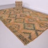 Vintage Moroccan Rug 184 x 255 cm - Handmade Berber Rug - Old Moroccan rug