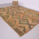 Tapis marocain vintage 184 x 255 cm - Tapis berbère fait main - Tapis marocain ancien