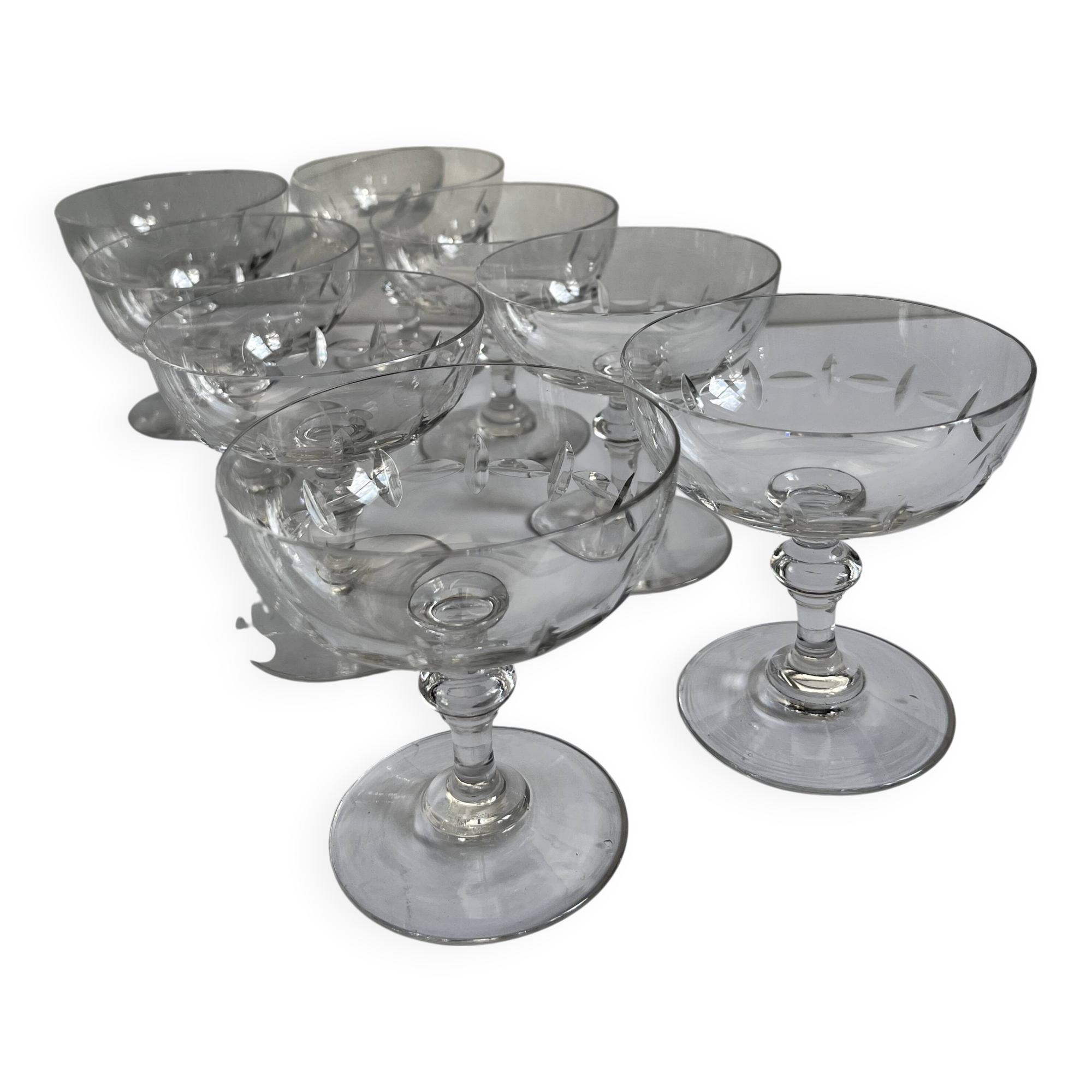 Coupes champagne cristal