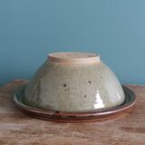 A glazed stoneware trinket dish in the style of Tim Morris or JS Stuart