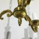 3 light bronze chandelier