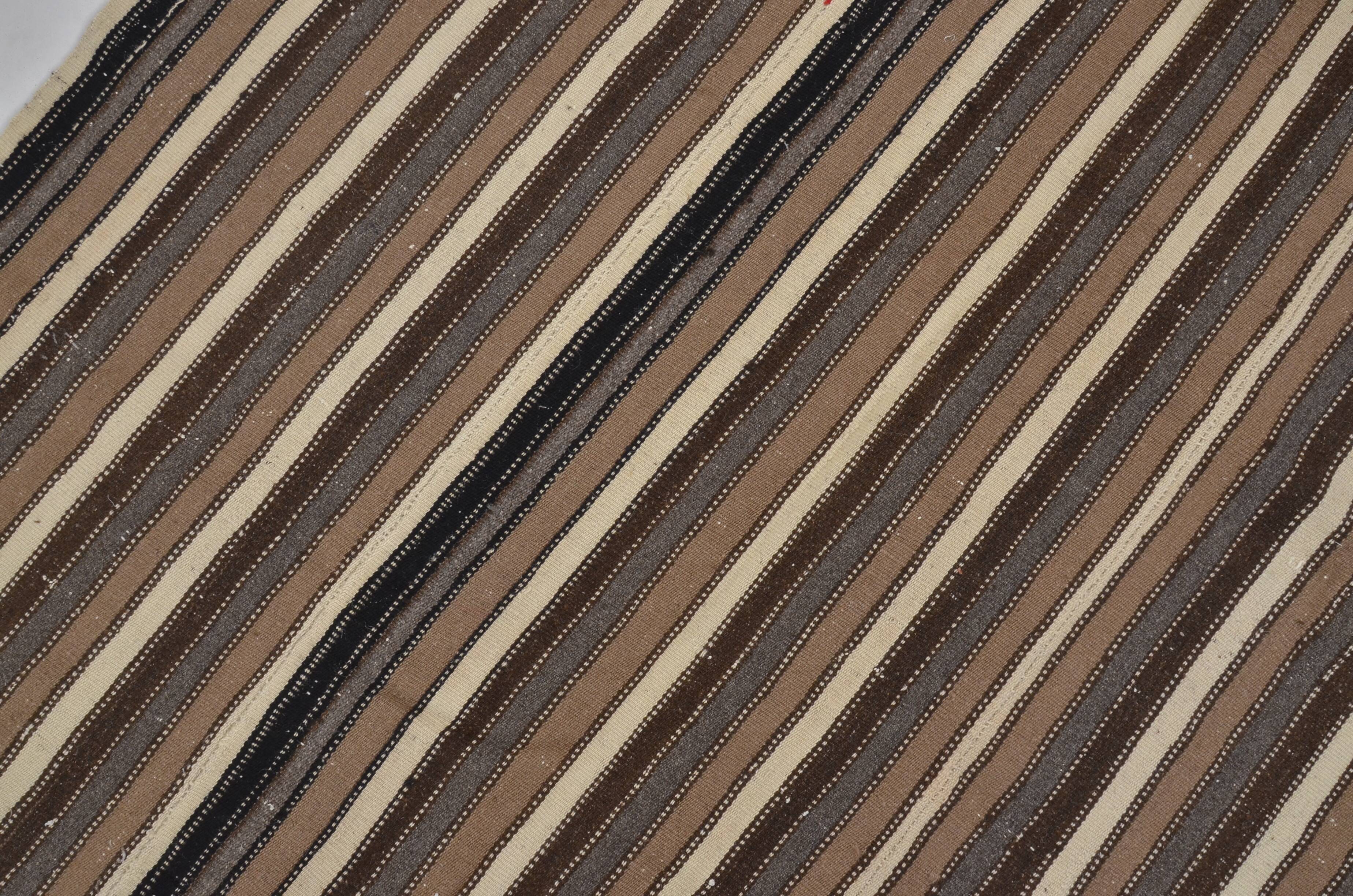 Vintage Stripe Handade Oushak Rug sku  1679