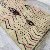 Handmade moroccan berber carpet 254 x 142 cm