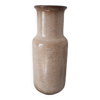 Grand vase à poser beige marron West Germany