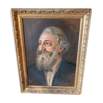 Portrait of ancestor oil on canvas