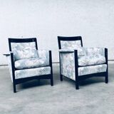 Set of Galaxy Peggy Low Armchairs by Umberto Asnago for Giorgetti, Italy, 1990s