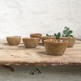 Set of 6 stoneware bowls