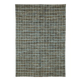 Hand-Knotted Turkish Contemporary 210 cm x 300 cm Grey Wool Carpet