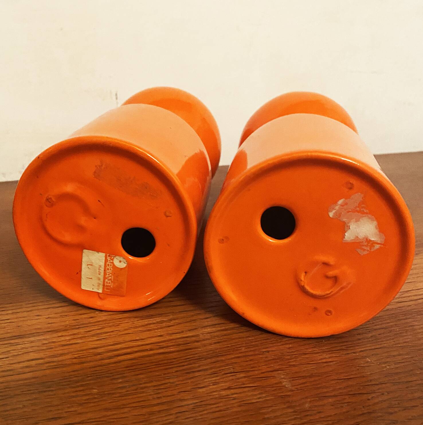 Pair of Liisi Beckmann Candlesticks for Gabbianelli, 1960s